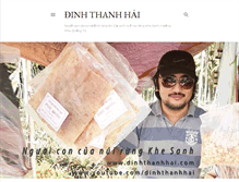 Tablet Screenshot of dinhthanhhai.com